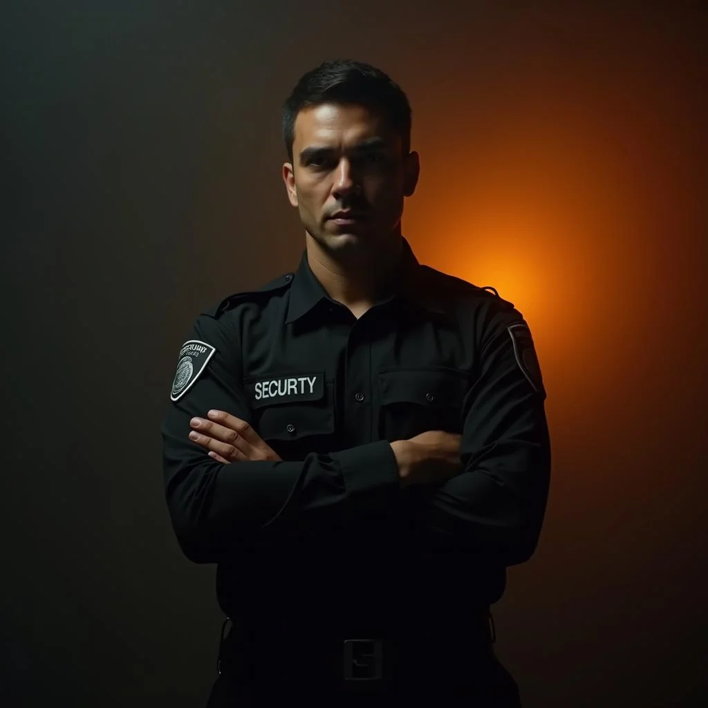 mmworkforce Security Guard Arms Crossed